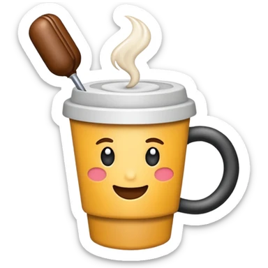 Elinde mikrofon tutan kahverengi tüylü ayı sticker