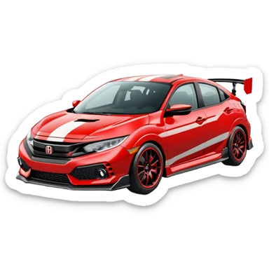 100 thieves Honda civic sticker