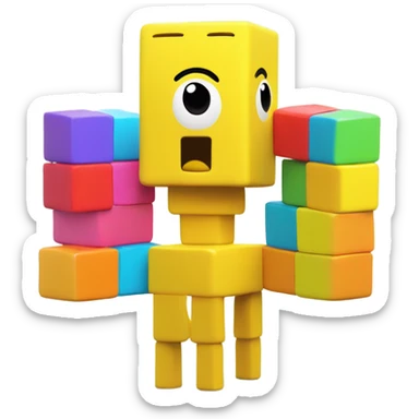 Numberblocks 7 sticker