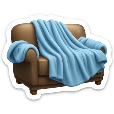 blue cozy sticker