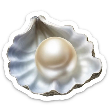 Oyster pearl  sticker