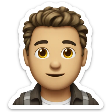 a character not willing to give monry sticker