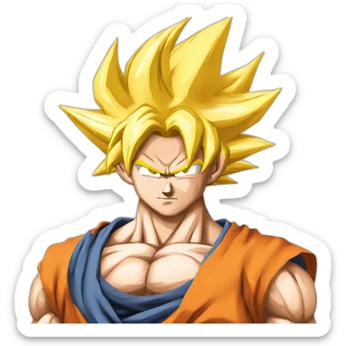 Goku ssj sticker