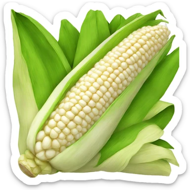 White corn sticker