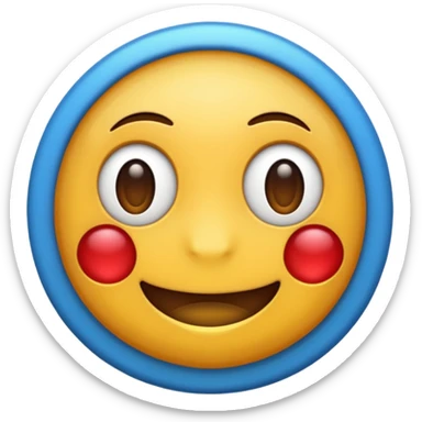 𝚄𝚗 𝚎𝚖𝚘𝚓𝚒 𝚟𝚛𝚊𝚒 𝚌𝚘𝚖𝚖𝚎 𝚌̧𝚊 ✅𝚖𝚎𝚜 𝚋𝚕𝚎𝚞🔵 𝚎𝚝 𝚛𝚘𝚗𝚍 sticker