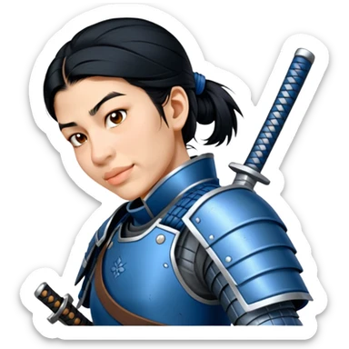 Samurai Defender sticker