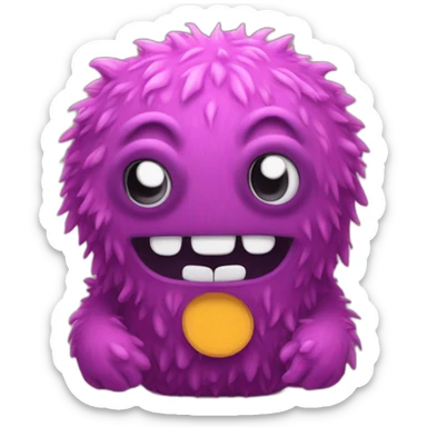 Huggy wuggy monster pluch sticker
