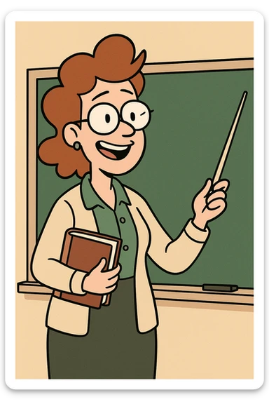 Teacher sticker