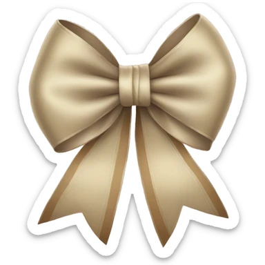 vintage bow sticker