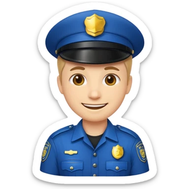 Polizist Emoji sticker