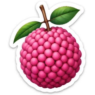 Lychee emoji sticker
