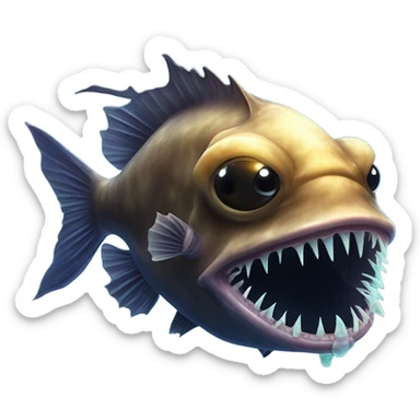 Anglerfish sticker