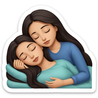 Latina baddie sleeping sticker