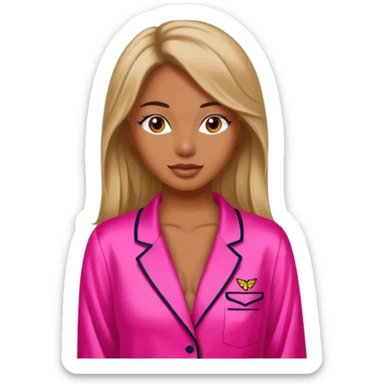 night suit victoria secret sticker