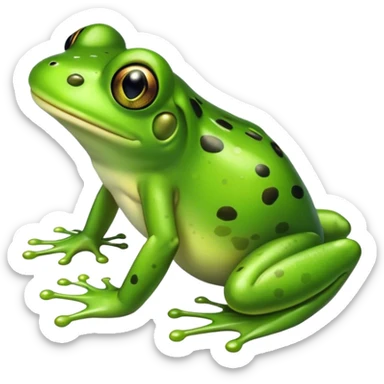 Frog sticker