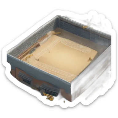 construction yard of a sports facility sticker