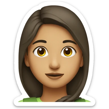 Environmentalist pakistani  girl sticker