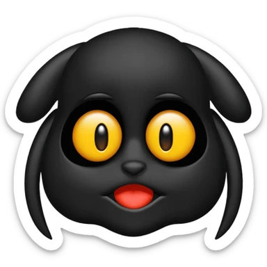 Icono Lazo Negro luto para whatsapp sticker