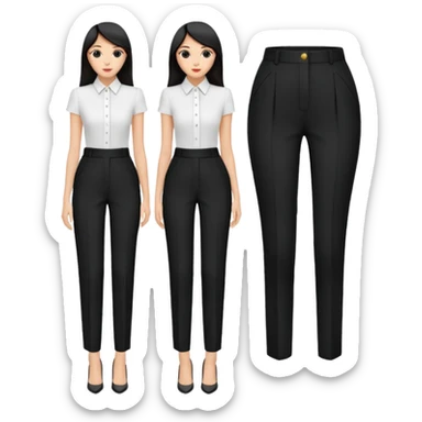 fashion trouser sticker