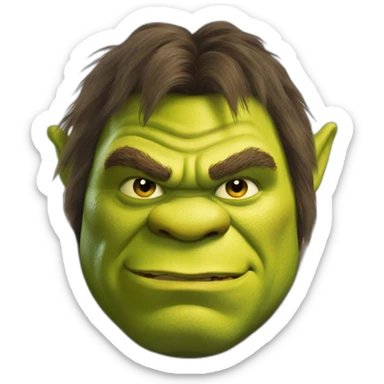 Shrek ogre sticker
