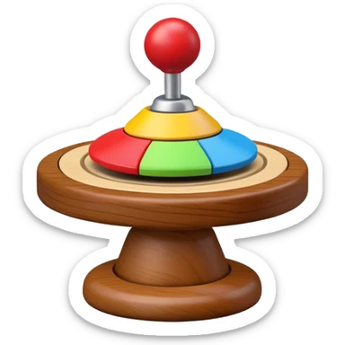 toy spinning top sticker