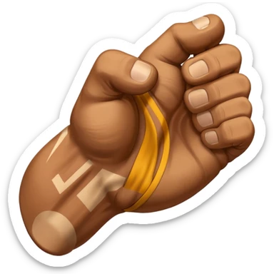 
right fist strike sticker