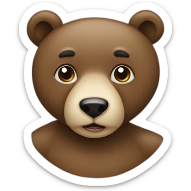 Bär-zugedeckt sticker