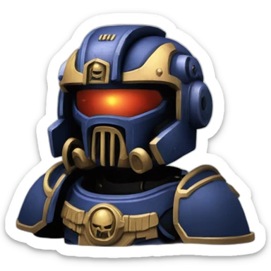 Warhammer 40k space marine sticker