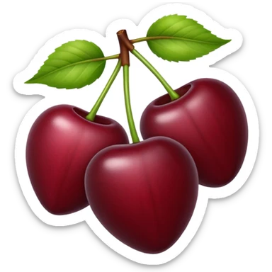 black cherry sticker