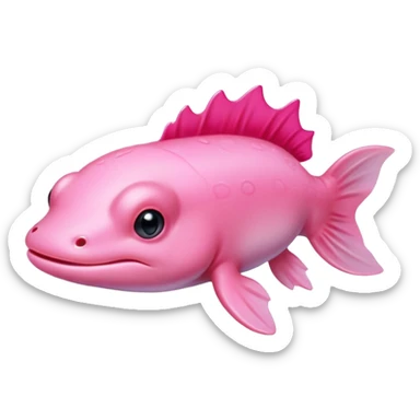 An Axolotl sticker