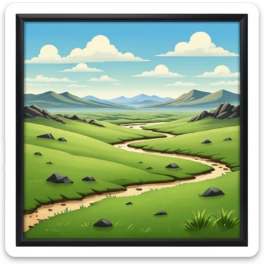 Plains,Moors sticker