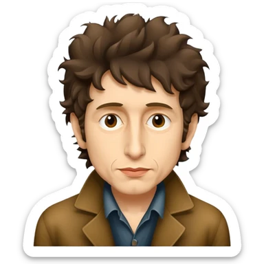 Bob dylan sticker