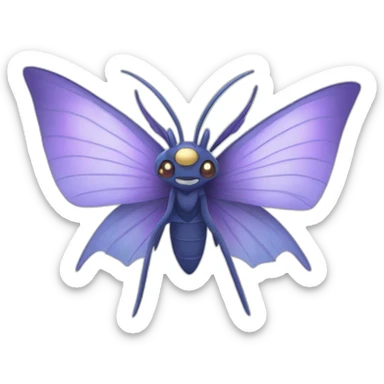 Venomoth sticker