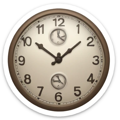 Clock that tea  sticker