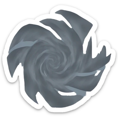 A cyclone  sticker