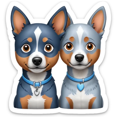 Bluey and Bingo  sticker