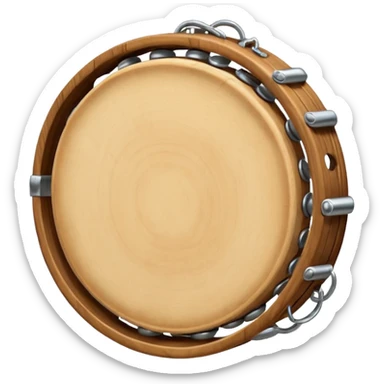 Tambourine sticker