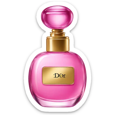 Dior pink perfum  sticker