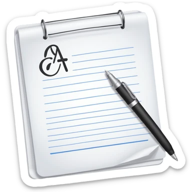 test paper with A+ sticker