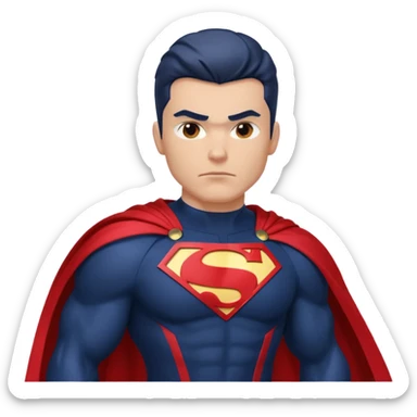 Me as super hero sticker