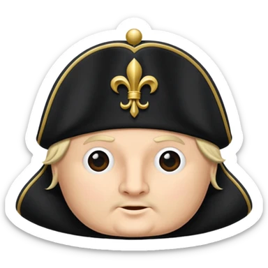 Napoleons  bicorne hat sticker