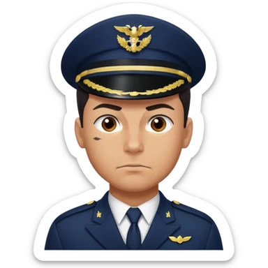 big powerful pumped-up fighter of the navy sticker