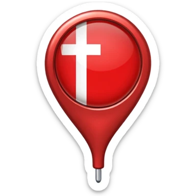 location pin italy sticker