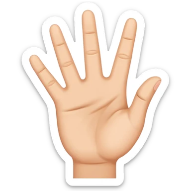 🤌 hand sign and number 2 merged together sticker