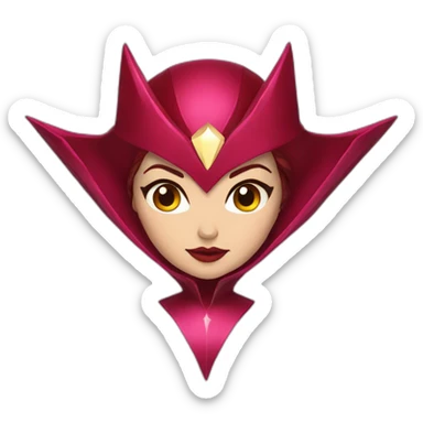 scarlet witch coronet sticker