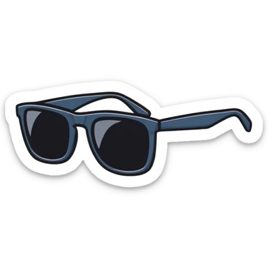 colorful summer sunglasses sticker