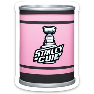 pink stanley cup sticker
