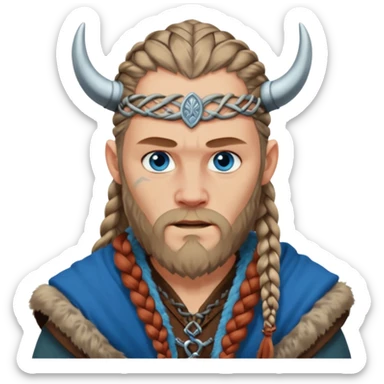 floki from vikings sticker