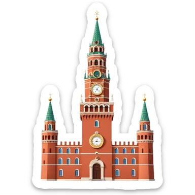 Spasskaya Tower sticker
