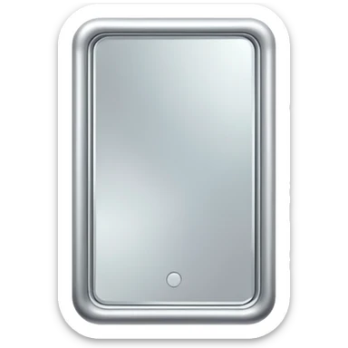 modern mirror sticker